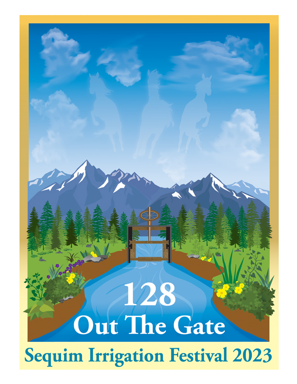 2023 Logo: 128 – Out the Gate